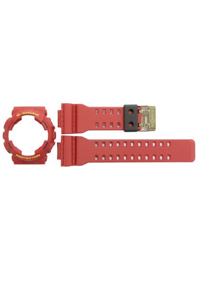 Casio G-Shock กรอบและสาย รุ่น GD-100RF-4A (สีแดง)